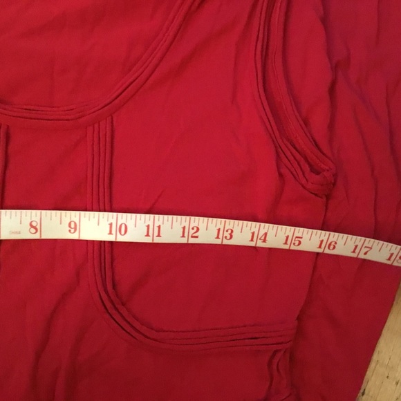📦 DONATED 📦 Red Sleeveless Jersey Knit Dress - Picture 9 of 10